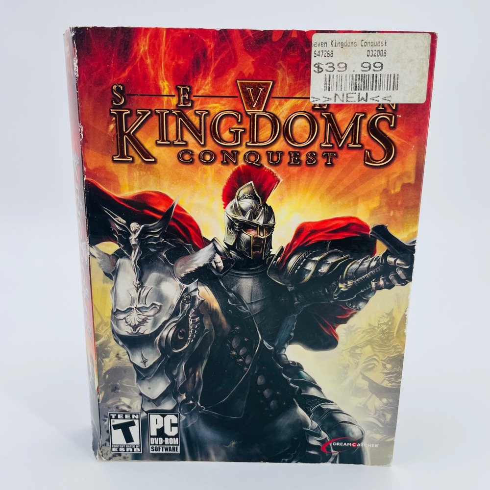 Seven Kingdoms Conquest PC Game - New Sealed - Windows‎ 2000 XP Vista